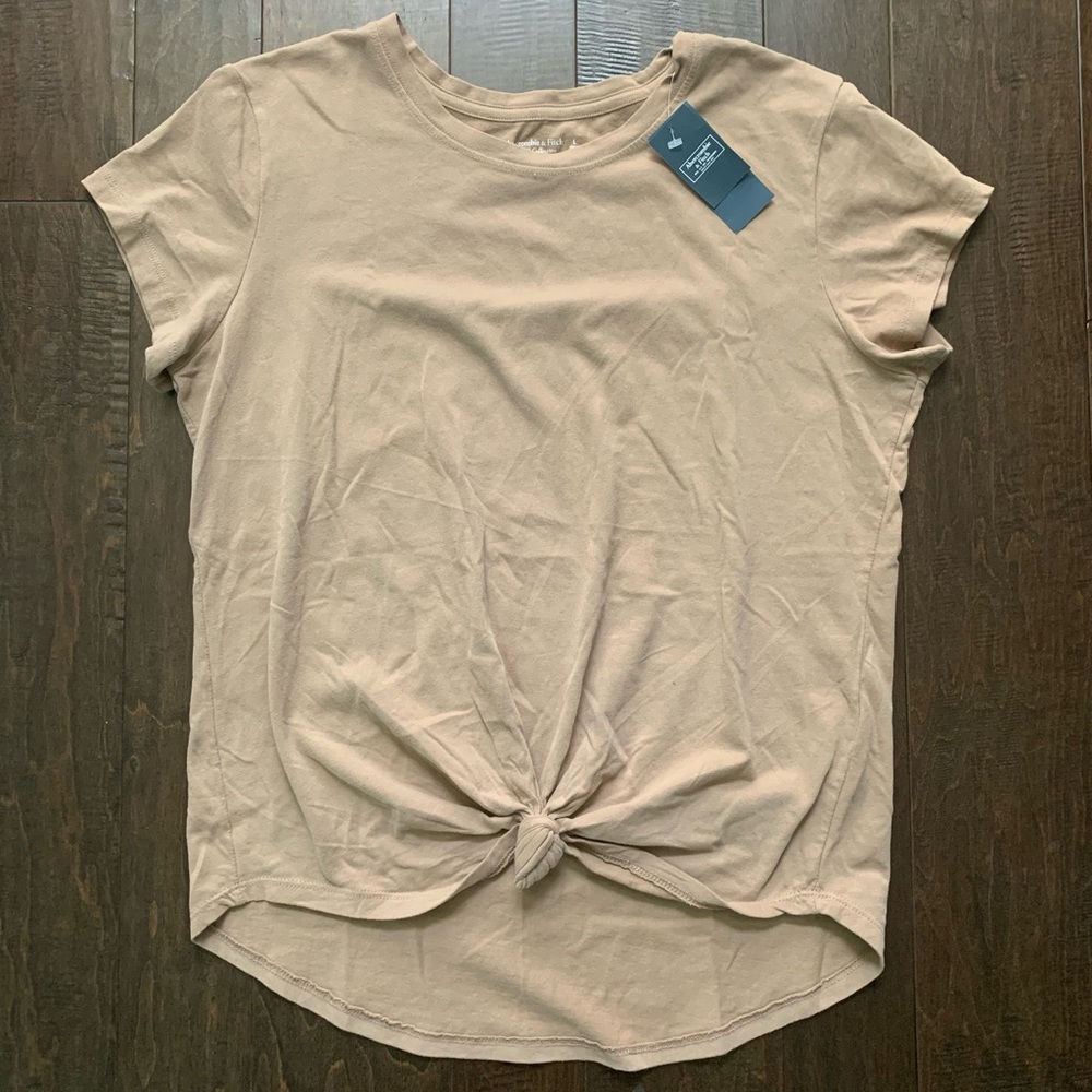 A&F Knotted Crew Tee
